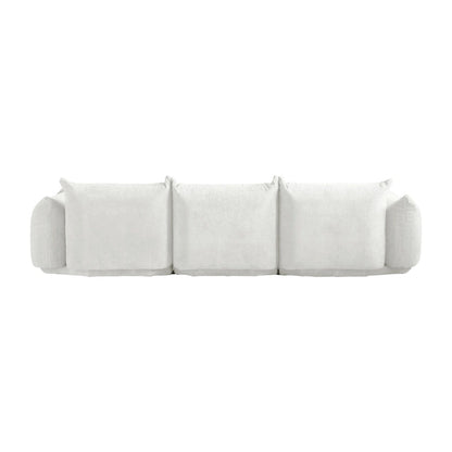 Modular Upholstered Sectional Sofas Chenille Fabric Lounge Counches