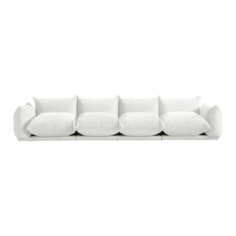 Modular Upholstered Sectional Sofas Chenille Fabric Lounge Counches