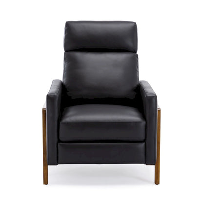 Roland Top Grain Leather Push Back Recliner by Greyson Living
