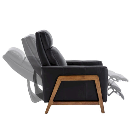 Roland Top Grain Leather Push Back Recliner by Greyson Living