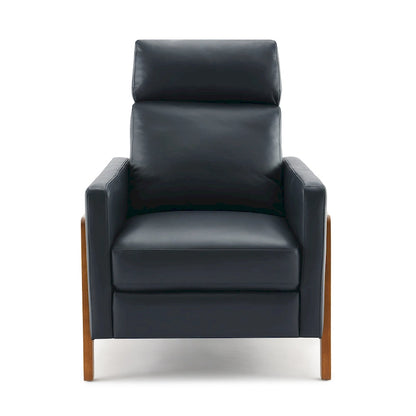 Roland Top Grain Leather Push Back Recliner by Greyson Living