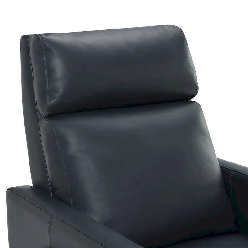 Roland Top Grain Leather Push Back Recliner by Greyson Living