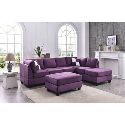 Gallant Microsuede Sectional Sofa