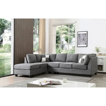 Gallant Microsuede Sectional Sofa