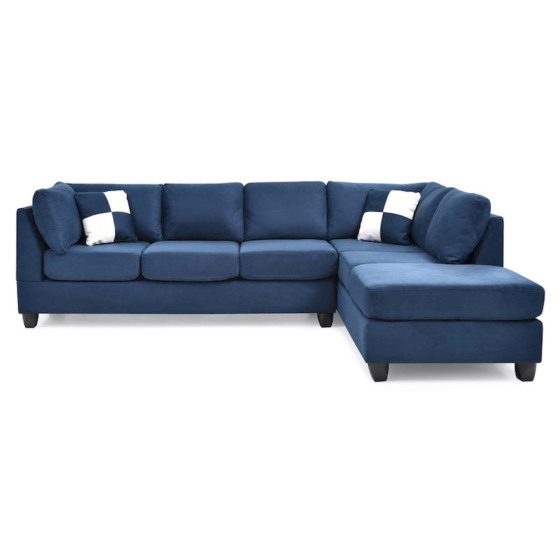 Gallant Microsuede Sectional Sofa