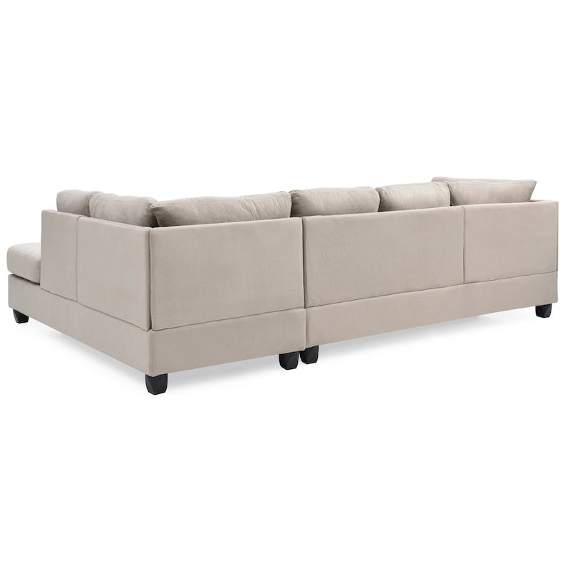 Gallant Microsuede Sectional Sofa