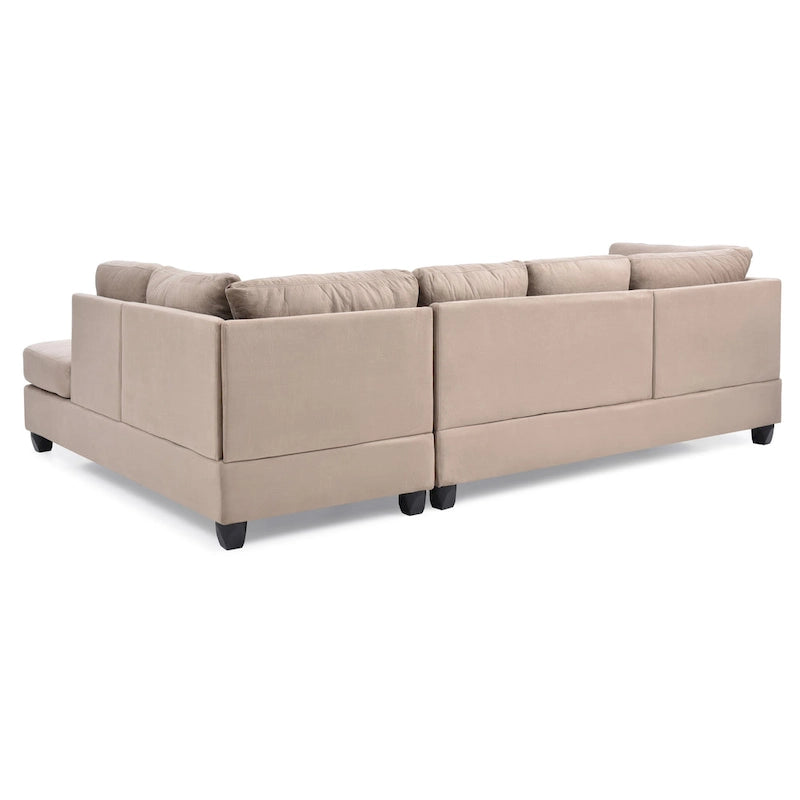 Gallant Microsuede Sectional Sofa