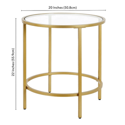 Sivil Round Side Table