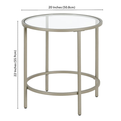 Sivil Round Side Table