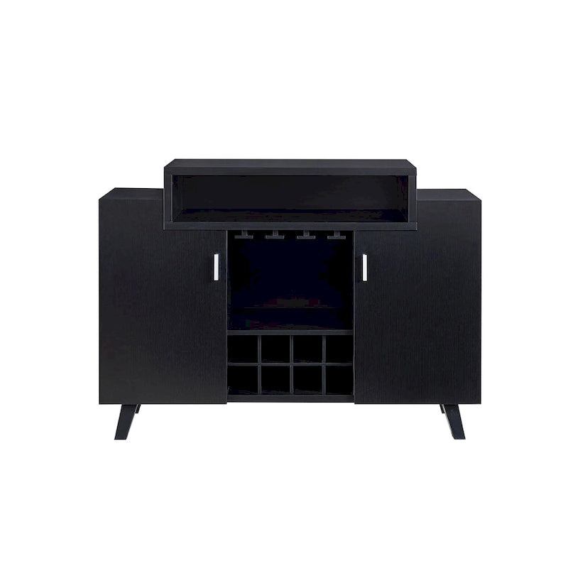 Furniture of America Hafley Contemporary 8-shelf Wine Cabinet Buffet