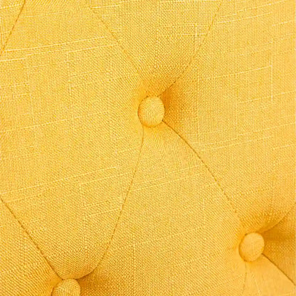 Roundhill Amonia 7-piece Dining Set, Turned-Leg Dining Table with 6 Tufted Chairs