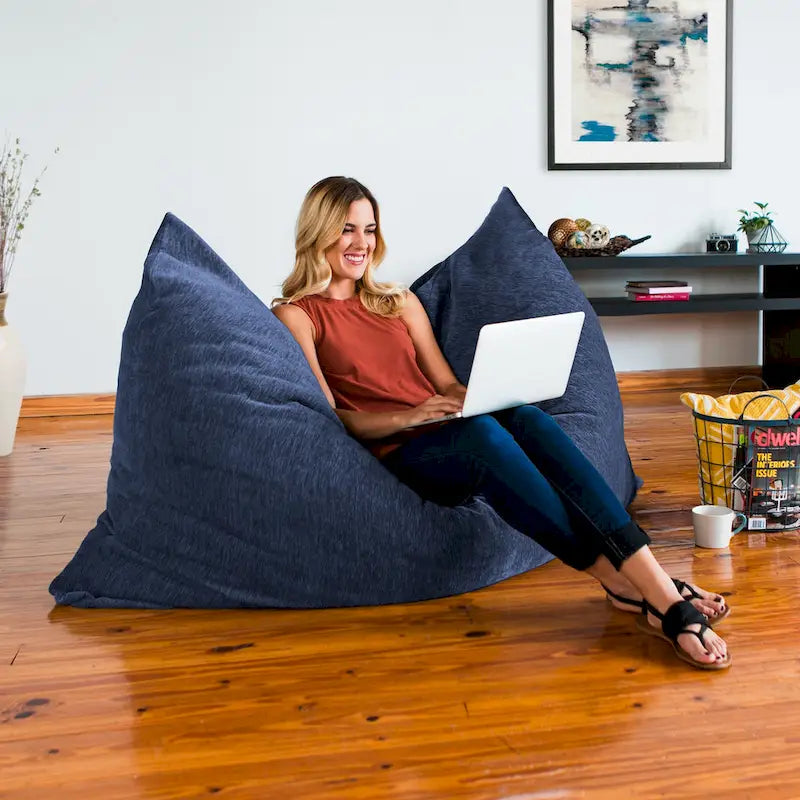 Jaxx Floor Chenille Pillow Bean Bag Lounger