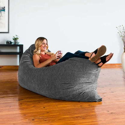 Jaxx Floor Chenille Pillow Bean Bag Lounger