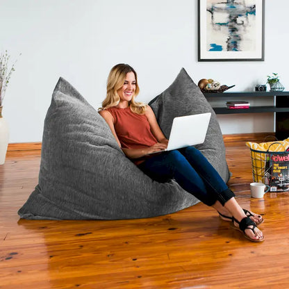 Jaxx Floor Chenille Pillow Bean Bag Lounger