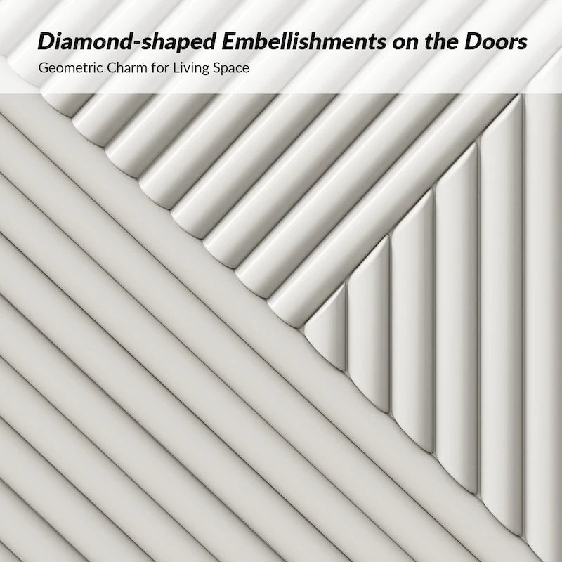 Damien Morden Storage TV Stand with Adjustable Shelves Set of 2 by HULALA HOME