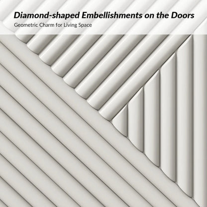 Damien Morden Storage TV Stand with Adjustable Shelves Set of 2 by HULALA HOME