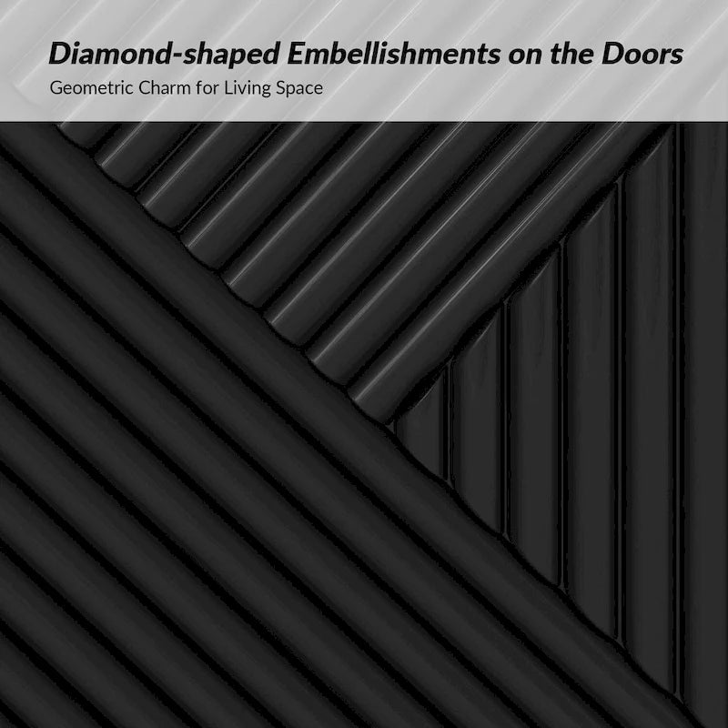 Damien Morden Storage TV Stand with Adjustable Shelves Set of 2 by HULALA HOME