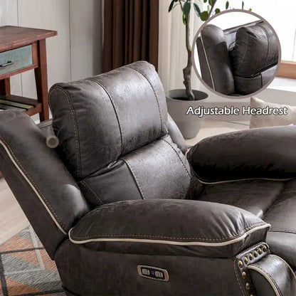 Power Lift comfortable chair with massage heating, cup holder and USB port