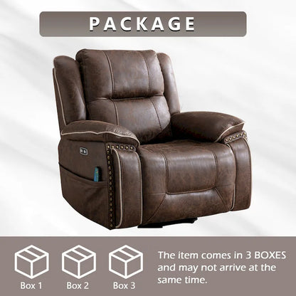 Power Lift comfortable chair with massage heating, cup holder and USB port
