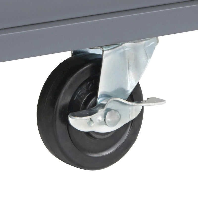 Simple Living 3-drawer Drop Leaf Kitchen Cart