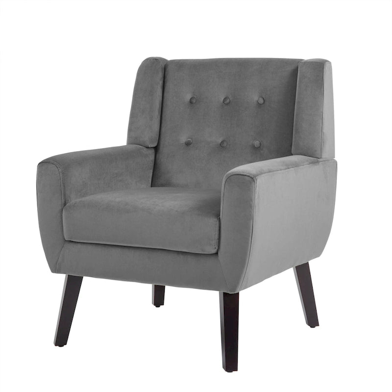 Velvet Accent Chair Living Room Upholstered Armchair