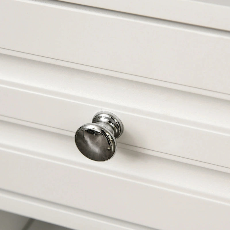 HOMCOM Modern Kitchen Buffet Bar Cabinet Storage with Drawer and 12-Bottle Wine Rack for Living Room - 45.75*15.75*32.5