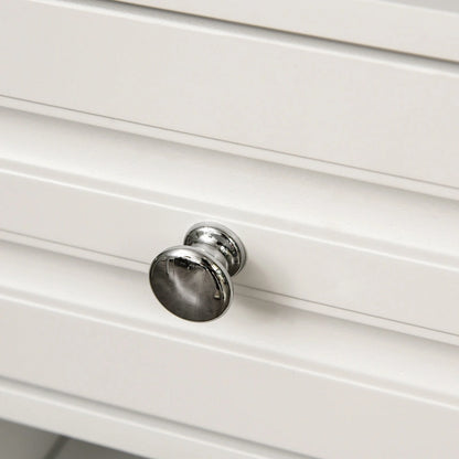 HOMCOM Modern Kitchen Buffet Bar Cabinet Storage with Drawer and 12-Bottle Wine Rack for Living Room - 45.75*15.75*32.5