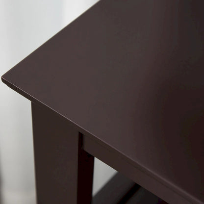 HOMCOM Modern Kitchen Buffet Bar Cabinet Storage with Drawer and 12-Bottle Wine Rack for Living Room - 45.75*15.75*32.5