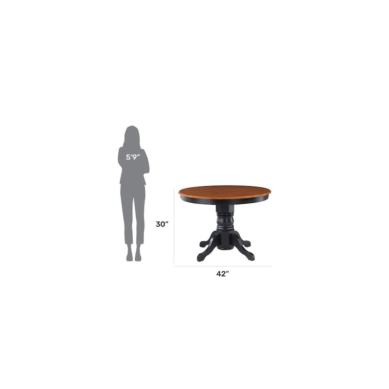 Homestyles 42 Round Pedestal Dining Table (Table Only)