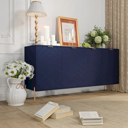 Clihome Modern 4-Door Buffets Sideboards