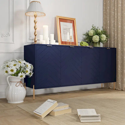 Clihome Modern 4-Door Buffets Sideboards