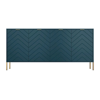 Clihome Modern 4-Door Buffets Sideboards