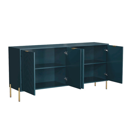 Clihome Modern 4-Door Buffets Sideboards