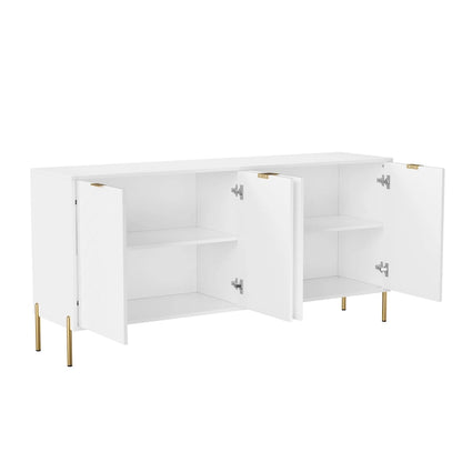 Clihome Modern 4-Door Buffets Sideboards