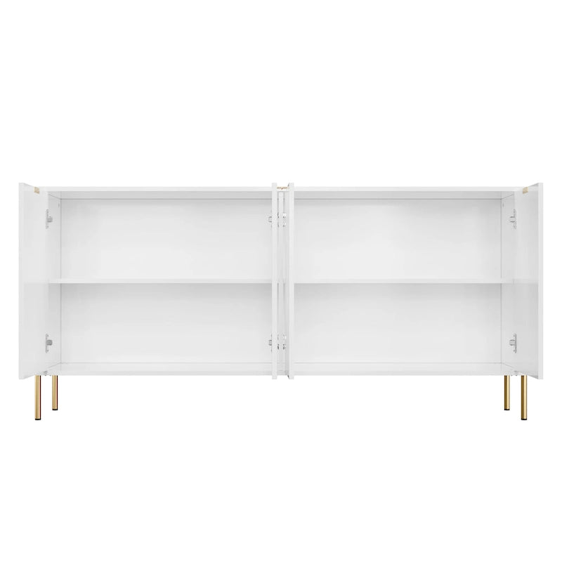 Clihome Modern 4-Door Buffets Sideboards