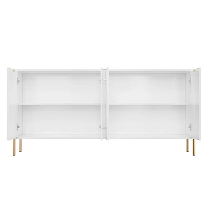Clihome Modern 4-Door Buffets Sideboards