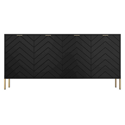 Clihome Modern 4-Door Buffets Sideboards