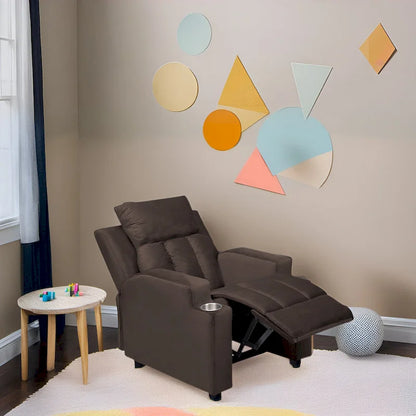 Magic Seats for Superheroes & Princesses, Super Deluxe Kids Recliner with Footrest, Headrest, 2 Cup Holders