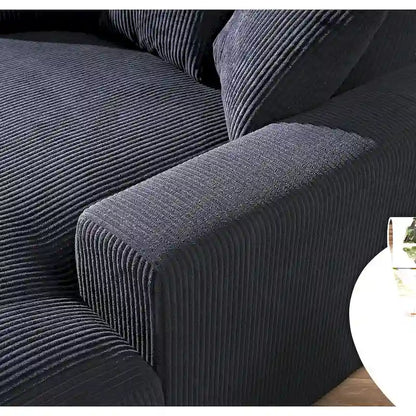 Corduroy Upholstered Chaise Lounge Living Room Chair