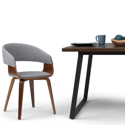 WYNDENHALL Calinda Mid Century Modern Bentwood Single Dining Chair - 20.5w x 21.7d x 30.9h