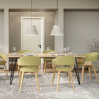 WYNDENHALL Calinda Mid Century Modern Bentwood Single Dining Chair - 20.5w x 21.7d x 30.9h