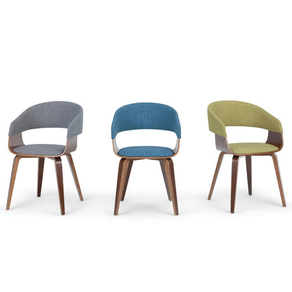 WYNDENHALL Calinda Mid Century Modern Bentwood Single Dining Chair - 20.5w x 21.7d x 30.9h