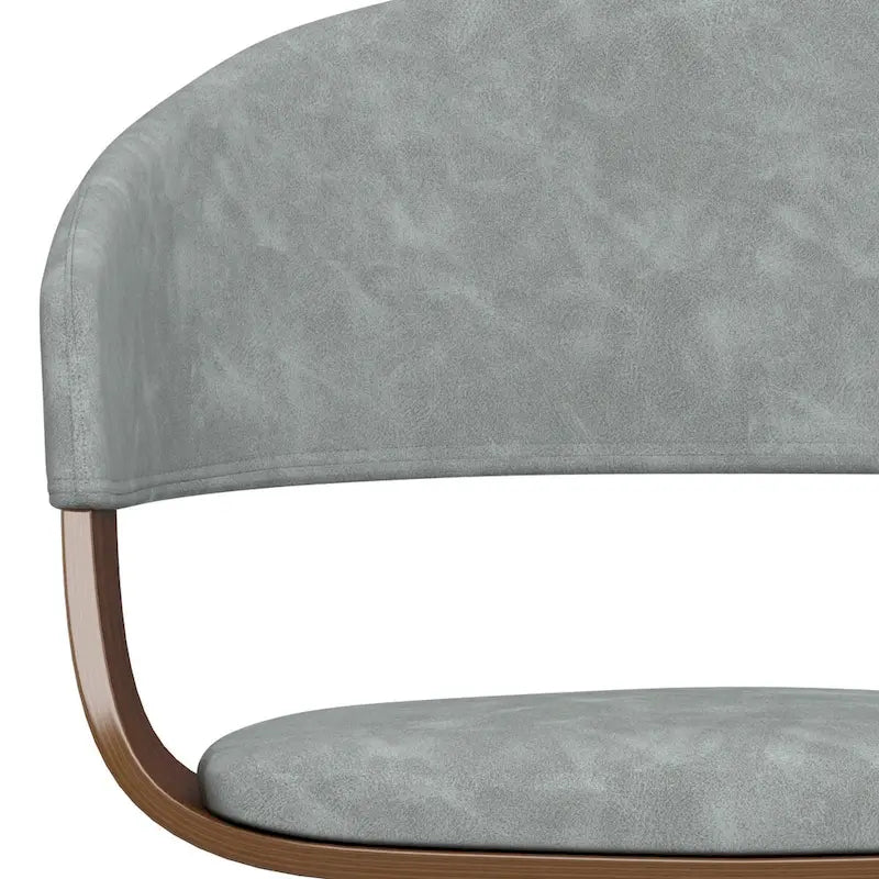 WYNDENHALL Calinda Mid Century Modern Bentwood Single Dining Chair - 20.5w x 21.7d x 30.9h