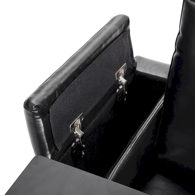 Nestfair Power Motion Recliner with 2 Cup Holders and 360 Swivel Tray Table