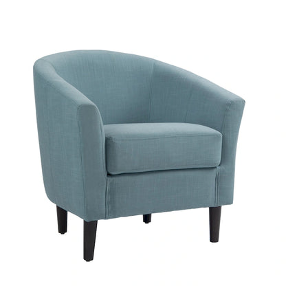 Modern Barrel Accent Chairs Cozy Armchair Club Chair