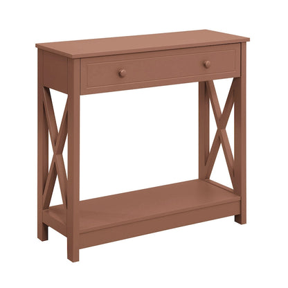 Convenience Concepts Oxford 1 Drawer Entryway Hall Table with Shelf