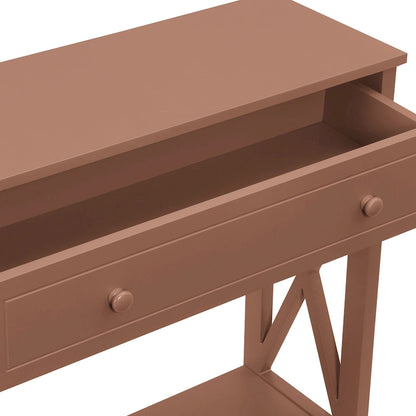 Convenience Concepts Oxford 1 Drawer Entryway Hall Table with Shelf