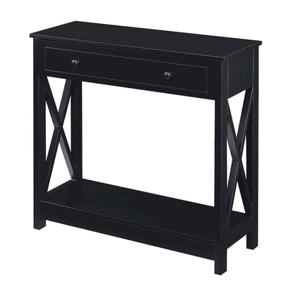 Convenience Concepts Oxford 1 Drawer Entryway Hall Table with Shelf