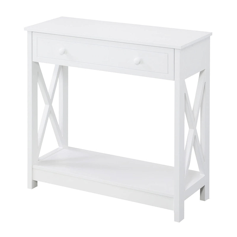 Convenience Concepts Oxford 1 Drawer Entryway Hall Table with Shelf
