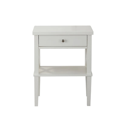 Copper Grove Castle Creek Wooden Nightstand with Lower Shelf